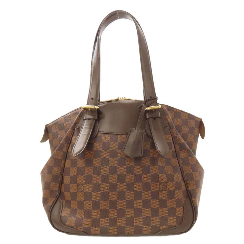 LOUIS VUITTON Brown Damier Canvas Tote Bag